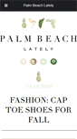 Mobile Screenshot of palmbeachlately.com