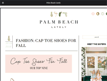 Tablet Screenshot of palmbeachlately.com
